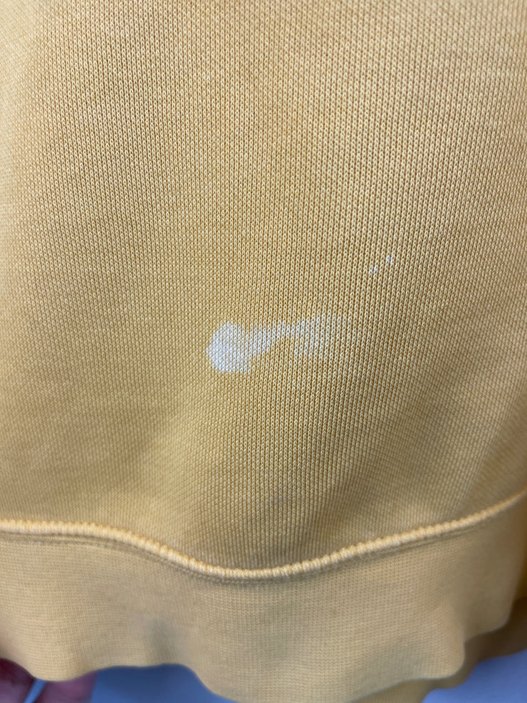 Vintage Nike Mini Swoosh Yellow Crewneck