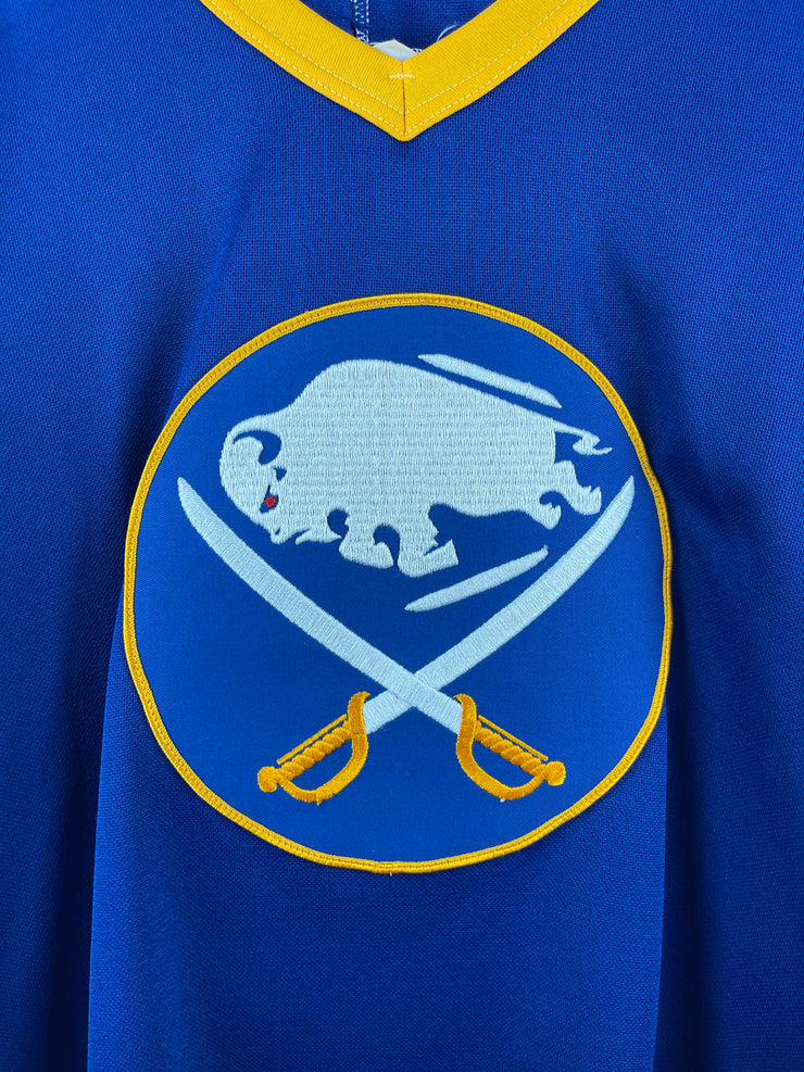 Vintage 90s NHL CCM Buffalo Sabres Blue Hockey Jersey
