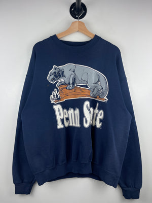 Vintage 90s Penn State Nittany Lions Navy Crewneck