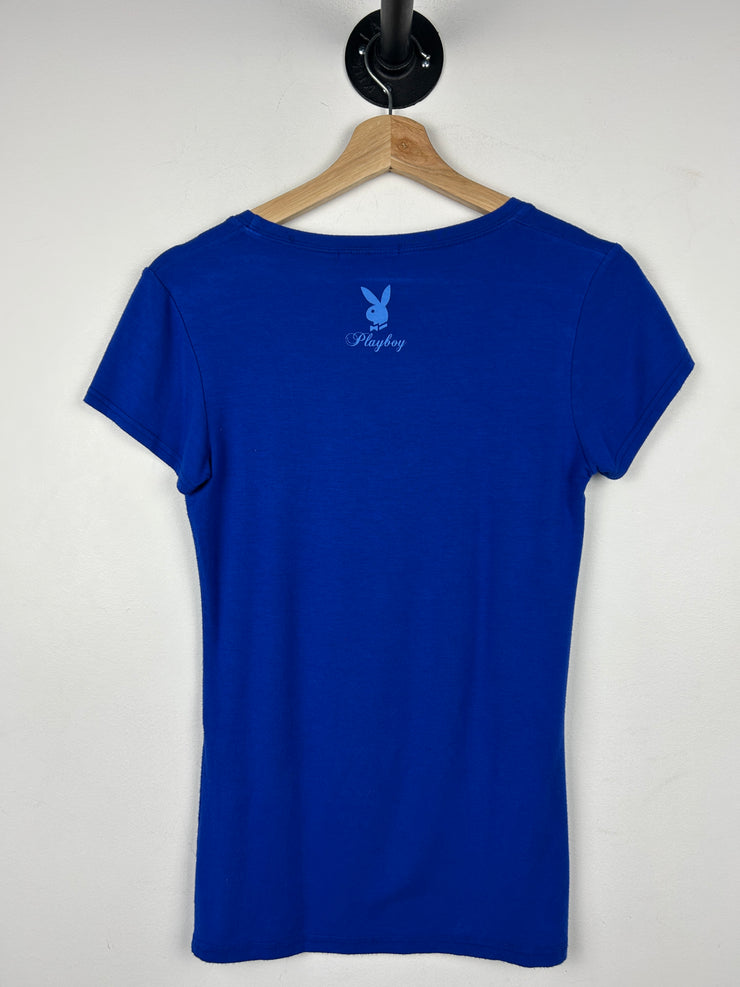 Vintage Playboy Blue Women’s Baby Tee