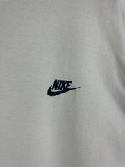 Vintage Nike Swoosh Spellout White Ringer Tee