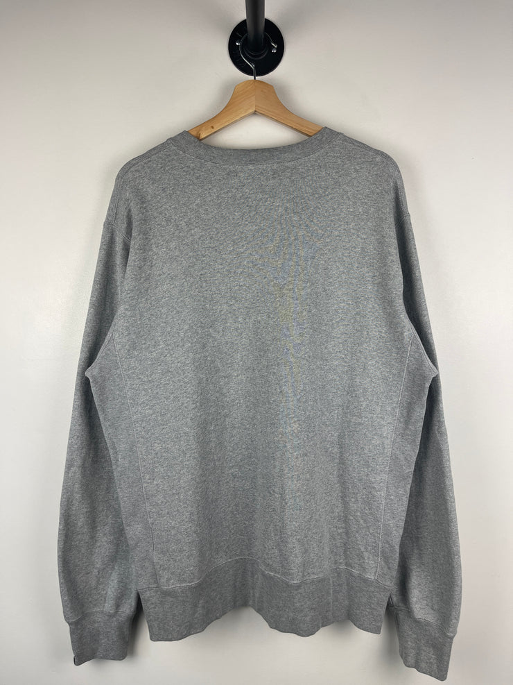 Bape College Logo Grey Crewneck