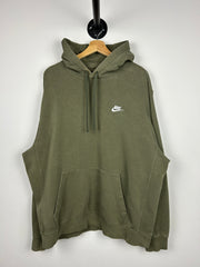 Nike Spellout Swoosh Olive Hoodie