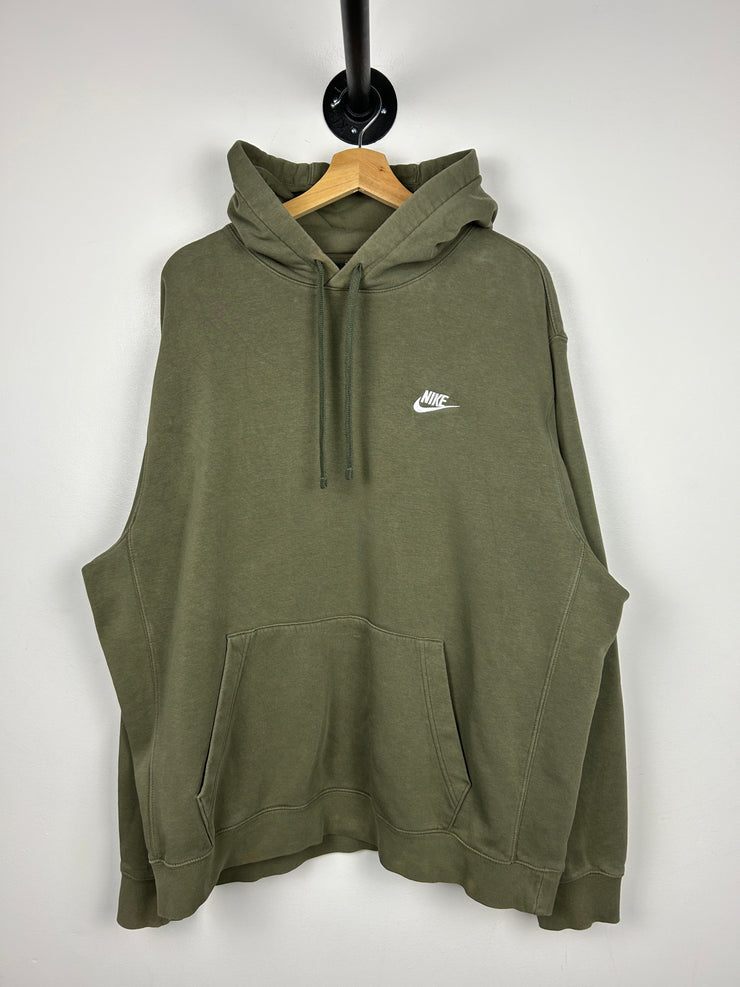Nike Spellout Swoosh Olive Hoodie