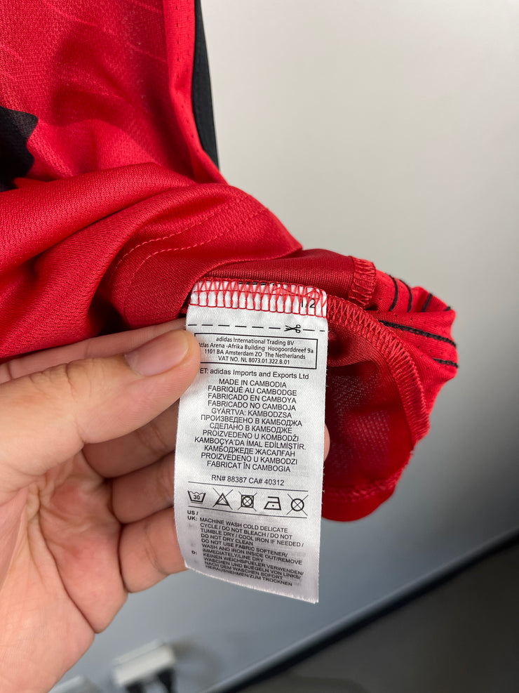 Adidas 2019 Belgium Home Red Soccer Jersey