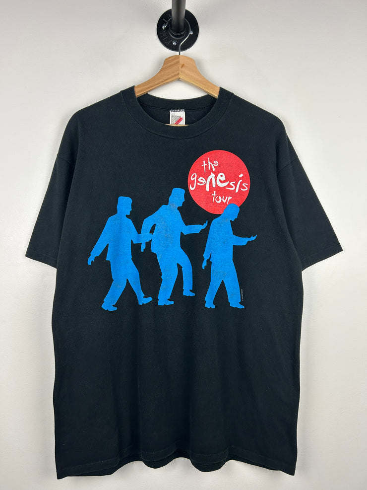Vintage 90s Genesis The Genesis Tour Black Tee