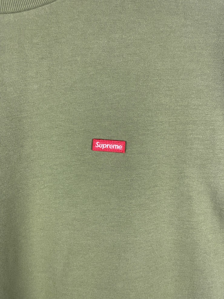 Supreme SS25 Small Box Logo Washed Olive Long Sleeve