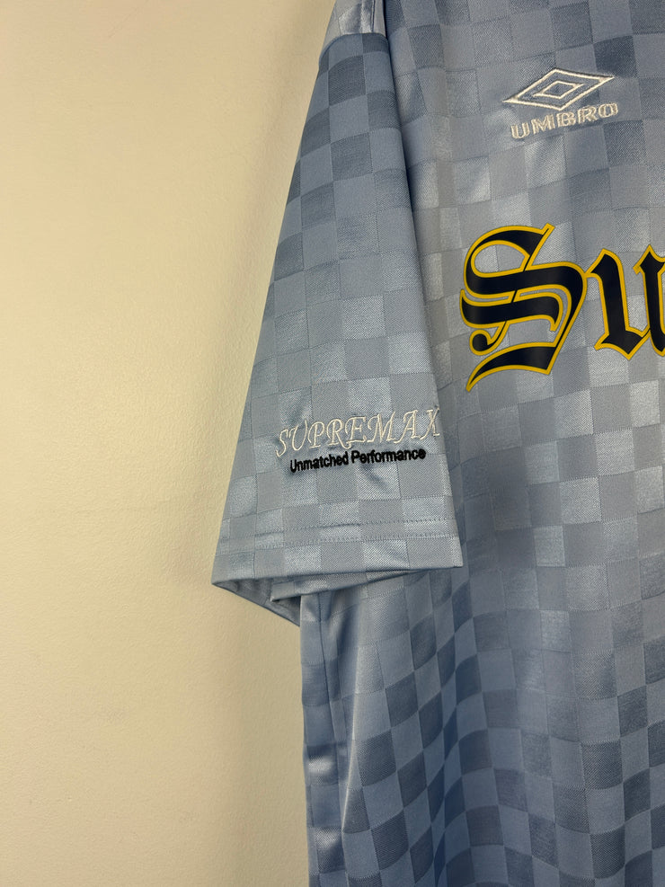Supreme X Umbro SS22 Light Blue Soccer Jersey
