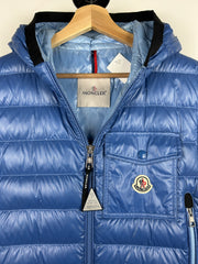 Moncler Ragot Gilet Down Filled Blue Puffer Vest