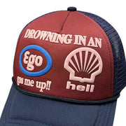 Going Ghost In The Suburbs Ego Hell Souvenir Trucker Hat