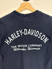 Vintage Harley Davidson Wisconsin Navy Tee