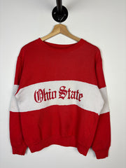 Vintage 80's Champion Ohio State Red & White Crewneck