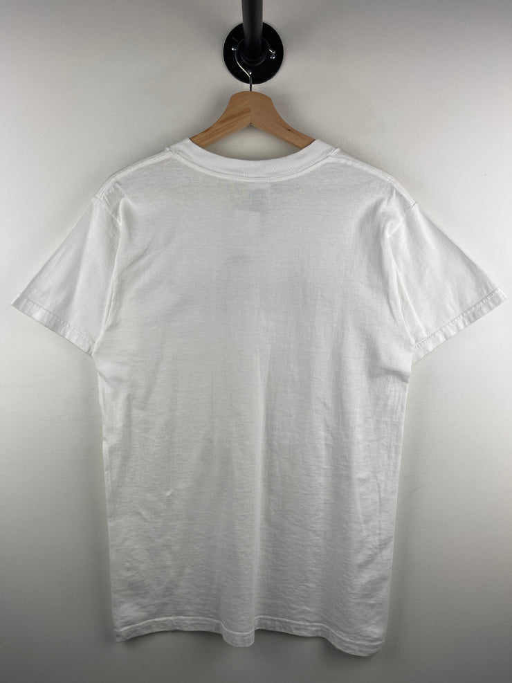 Vintage 2000 Budweiser Beer Whassup! White Tee