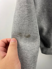 Vintage 90s Russell Athletic Blank Grey Zip Up Hoodie