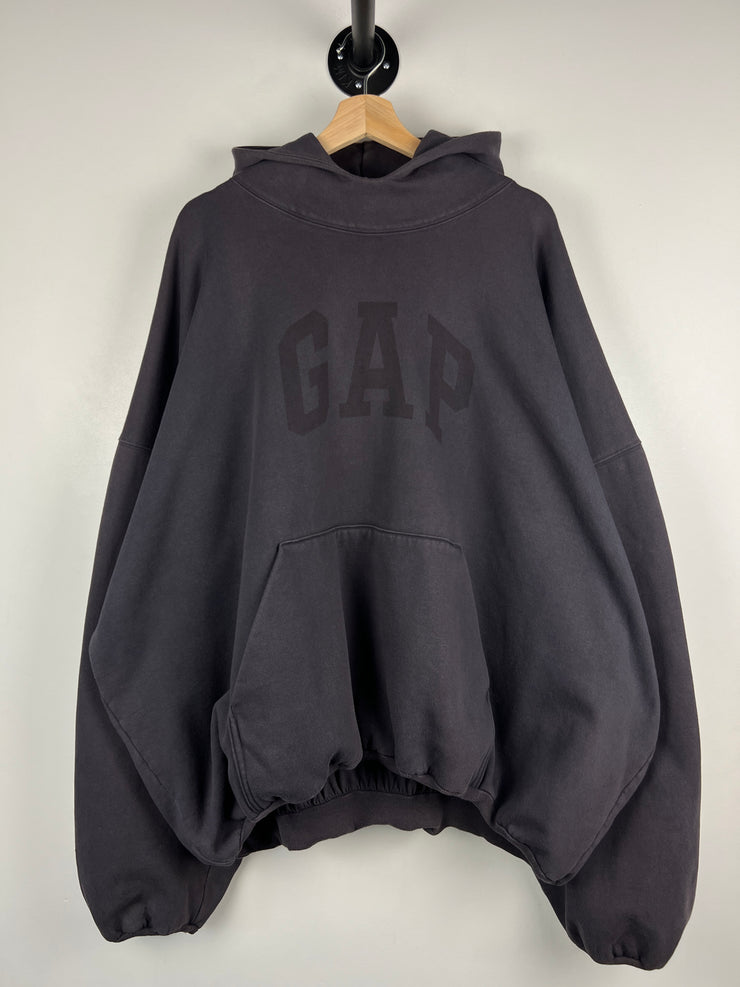 Yeezy Gap Engineered By Balenciaga Dove Washed Black Hoodie