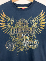 Vintage West Coast Choppers Navy Cut Off Tank Top