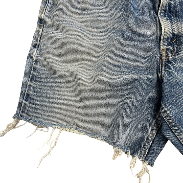 Vintage Levis 550 Light Wash Blue Denim Shorts