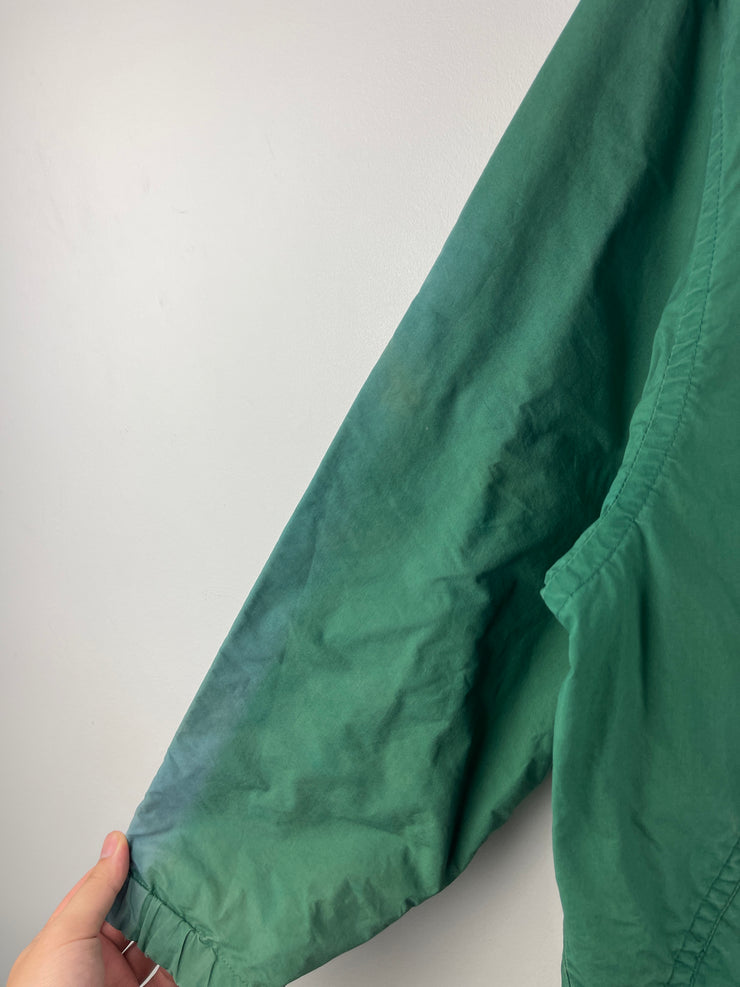 Vintage 90s Nautica Sport Green & Navy Reversible Bomber Jacket