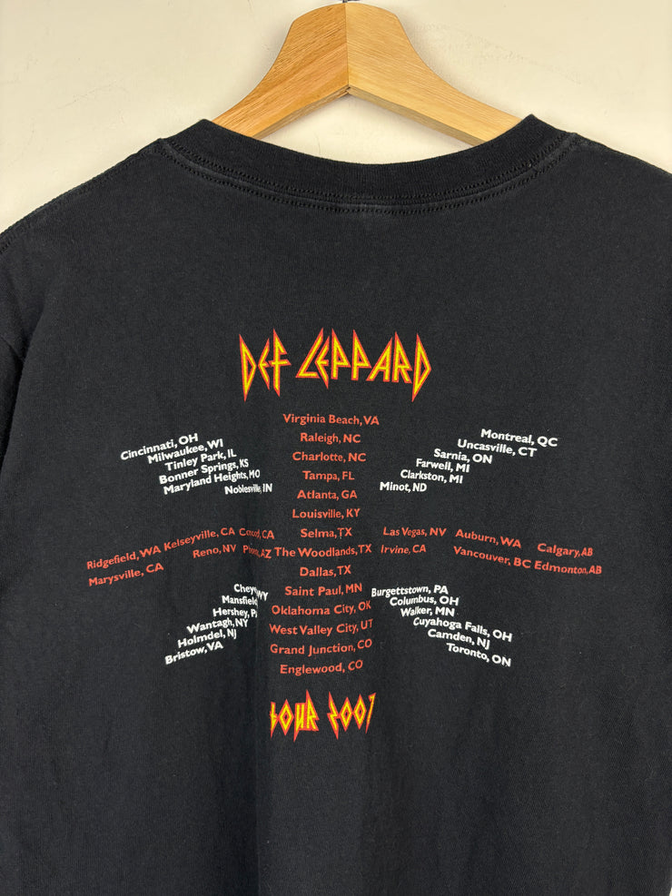 Vintage Def Leppard Tour Black Tee