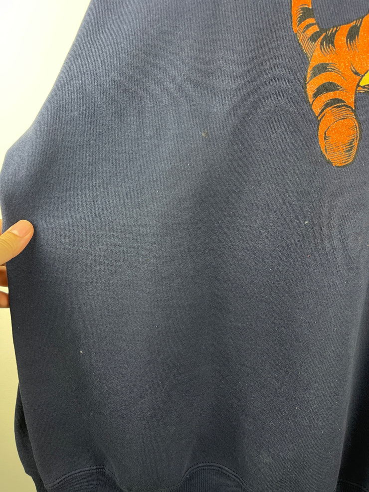 Vintage 90s Disney Tigger Navy Crewneck