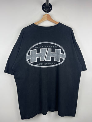 Vintage 90s Helly Hansen Weather Wear Faded Black Tee