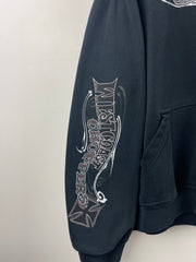 Vintage West Coast Choppers Motorcycle Black Hoodie