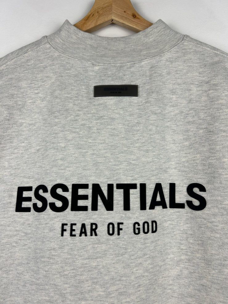 Fear Of God Essentials Light Heather Oatmeal Relaxed Crewneck
