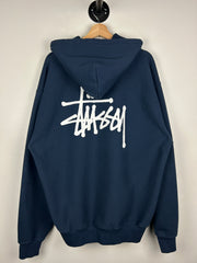 Stussy Script Navy Hoodie