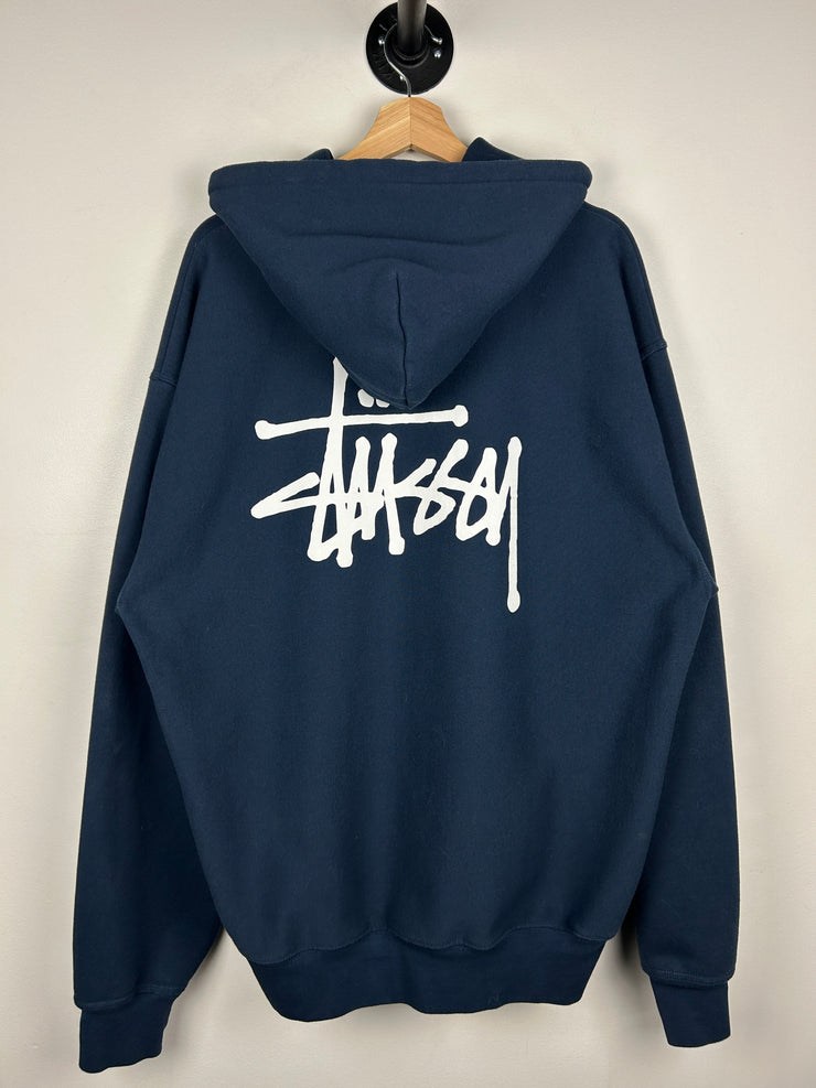 Stussy Script Navy Hoodie