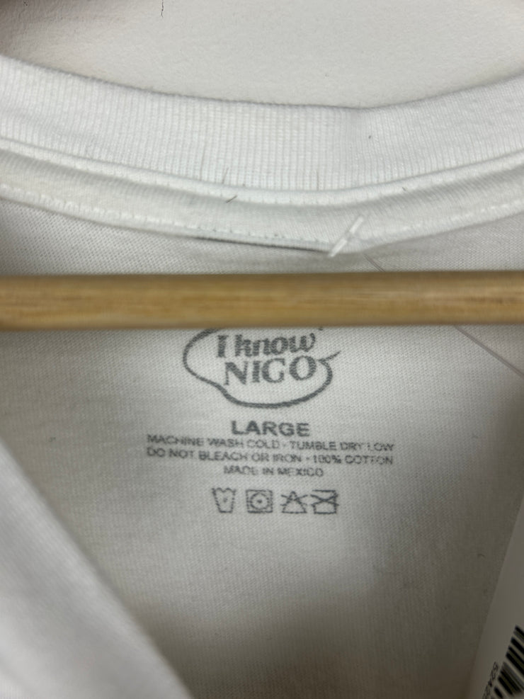 Human Made I Know Nigo Dog Head NYC White Tee