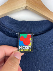 Vintage 90s Disney Mickey Unlimited Mickey Mouse Classics Navy Crewneck