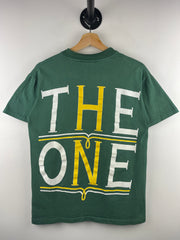 Vintage 90s Elton John The One Gianni Versace Green Tee