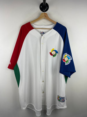 Vintage 2009 Majestic World Baseball Classic White Baseball Jersey