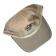Studio 1999 LA Brown & Cream Italic Suede Snapback Hat