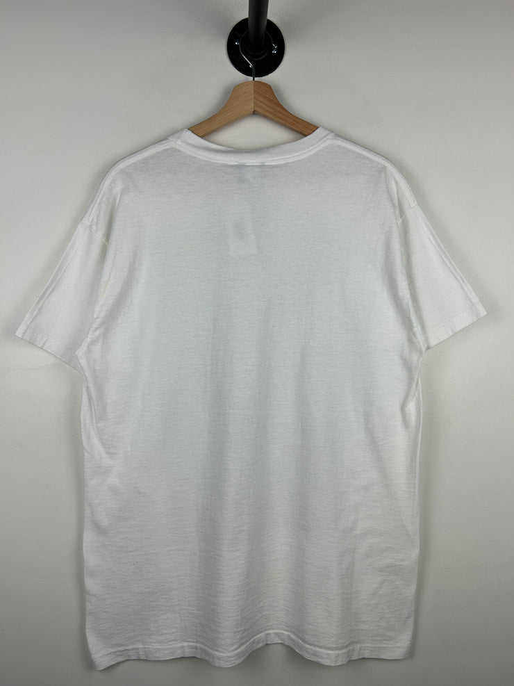 Vintage 90s Sesame Street Elmo XOXO White Tee