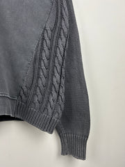 Kith FW19 Charcoal Combo Knit Crewneck