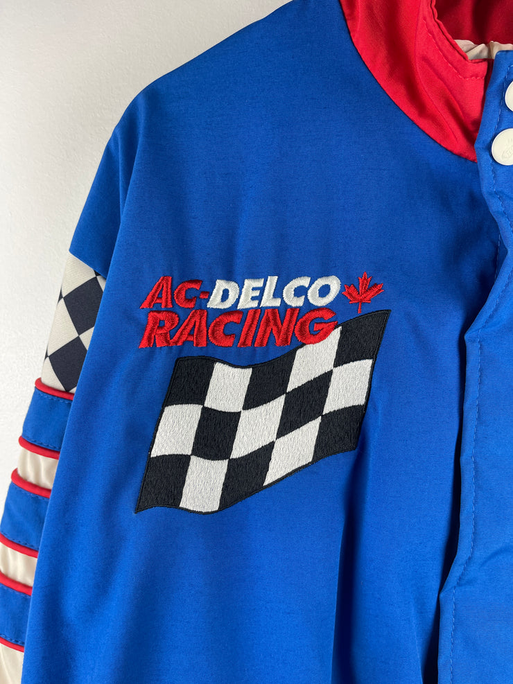 Vintage 90s AC Delco Racing Blue & Red Jacket