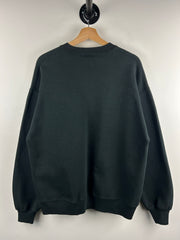 Vintage 90s Jerzees Blank Black Crewneck