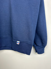 Vintage 90's Russell Kansas Navy Crewneck