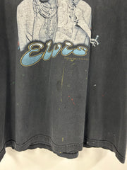 Vintage Elvis Live In Vegas Black Tee