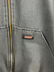 Vintage Dickies Navy Thermal Zip Up Hoodie