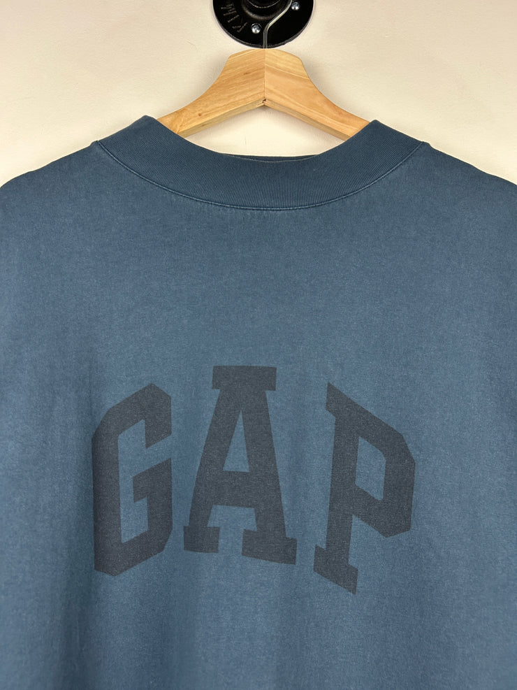 Yeezy Gap Dove 3/4 Sleeve Dark Blue Tee