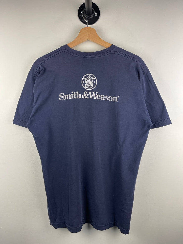 Vintage Smith & Wesson Bang Navy Tee