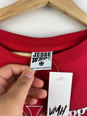 Vintage West Coast Choppers Long Beach Red Long Sleeve