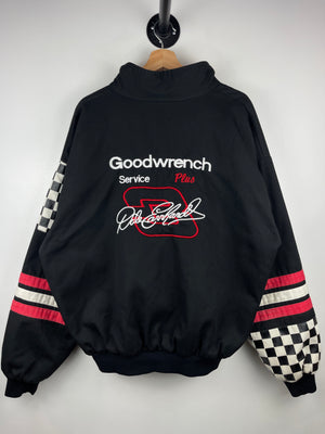Vintage Nascar Dale Earnhardt Goodwrench In Memory Black Racing Jacket