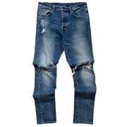 Ksubi Chitch Nostalgia Trashed Blue Denim Jeans