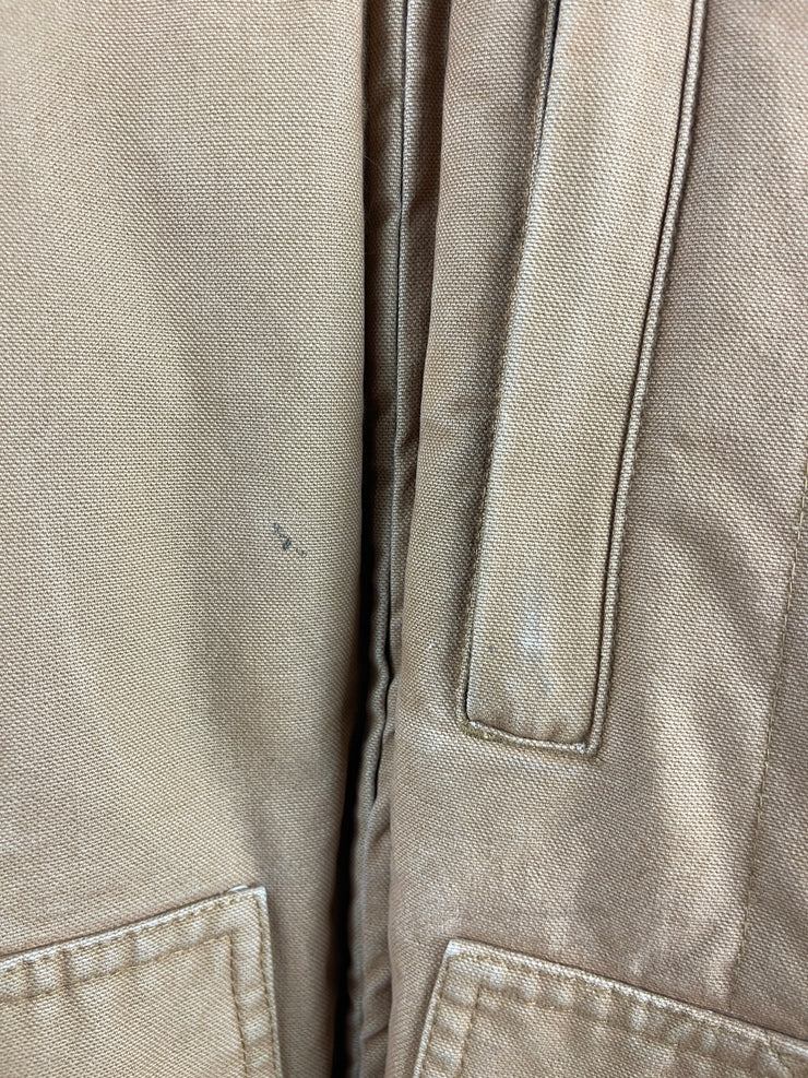 Vintage Real Tree Camo & Beige Reversible Hooded Work Jacket