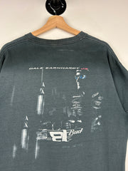 Vintage Nascar Chase Dale Jr. Budweiser Faded Black Tee