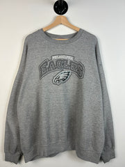 Vintage Reebok Philadelphia Eagles Grey Crewneck