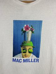 Mac Miller Flower Pot Portrait White Tee